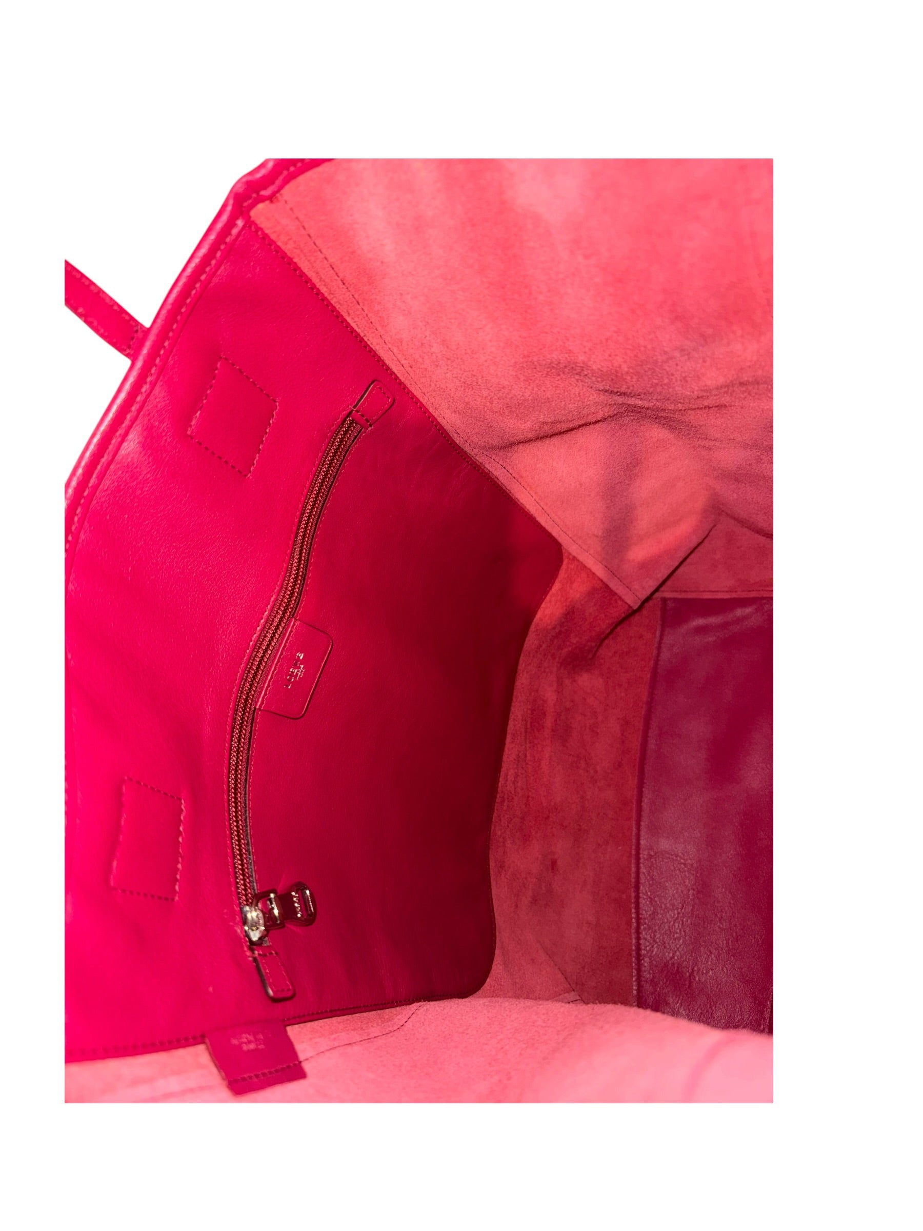 Pre-owned Loewe leather Pink Large tote bag