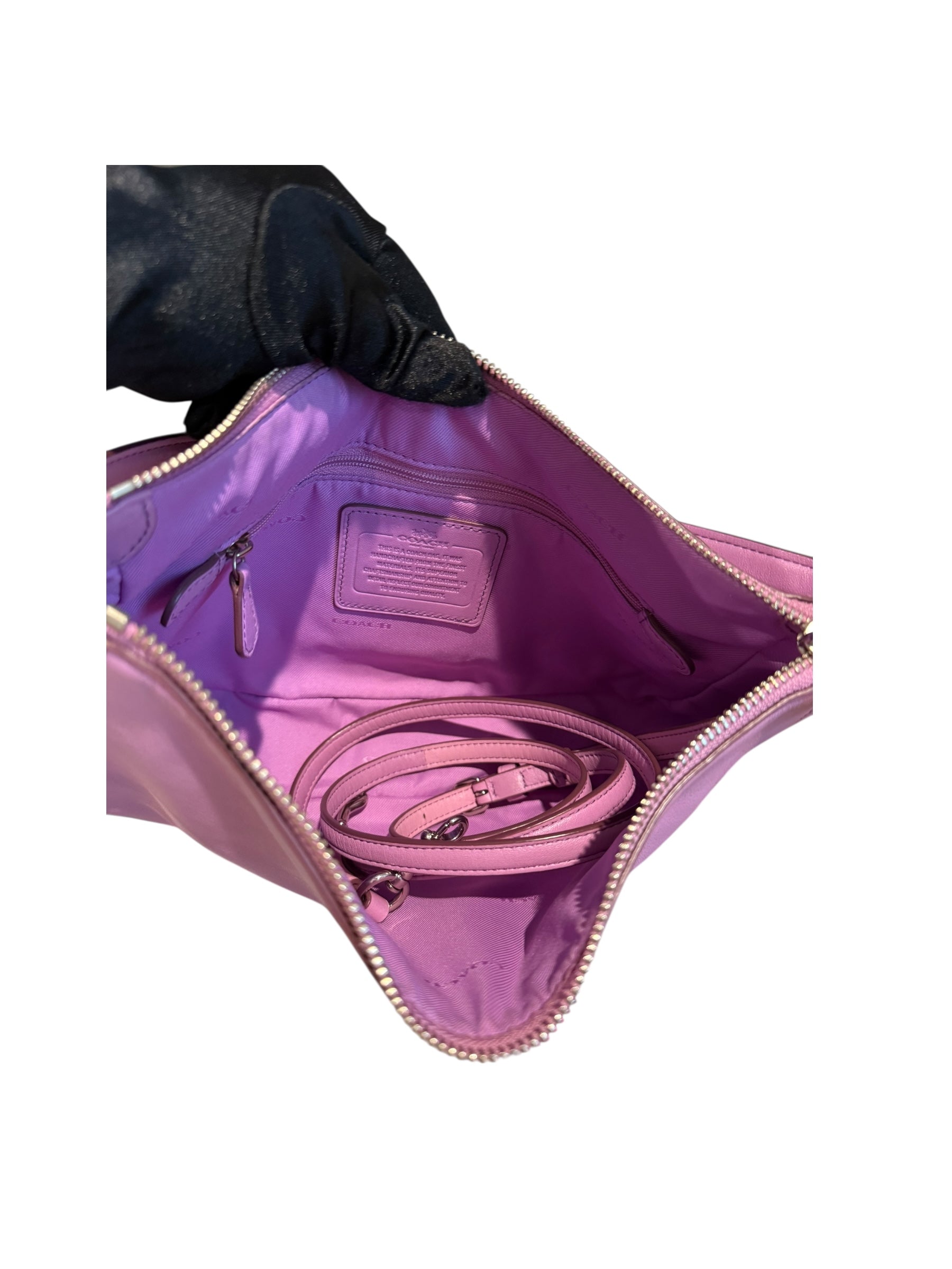 Pre-owned Coach leather Purple shoulder/crossbody bag 2015
