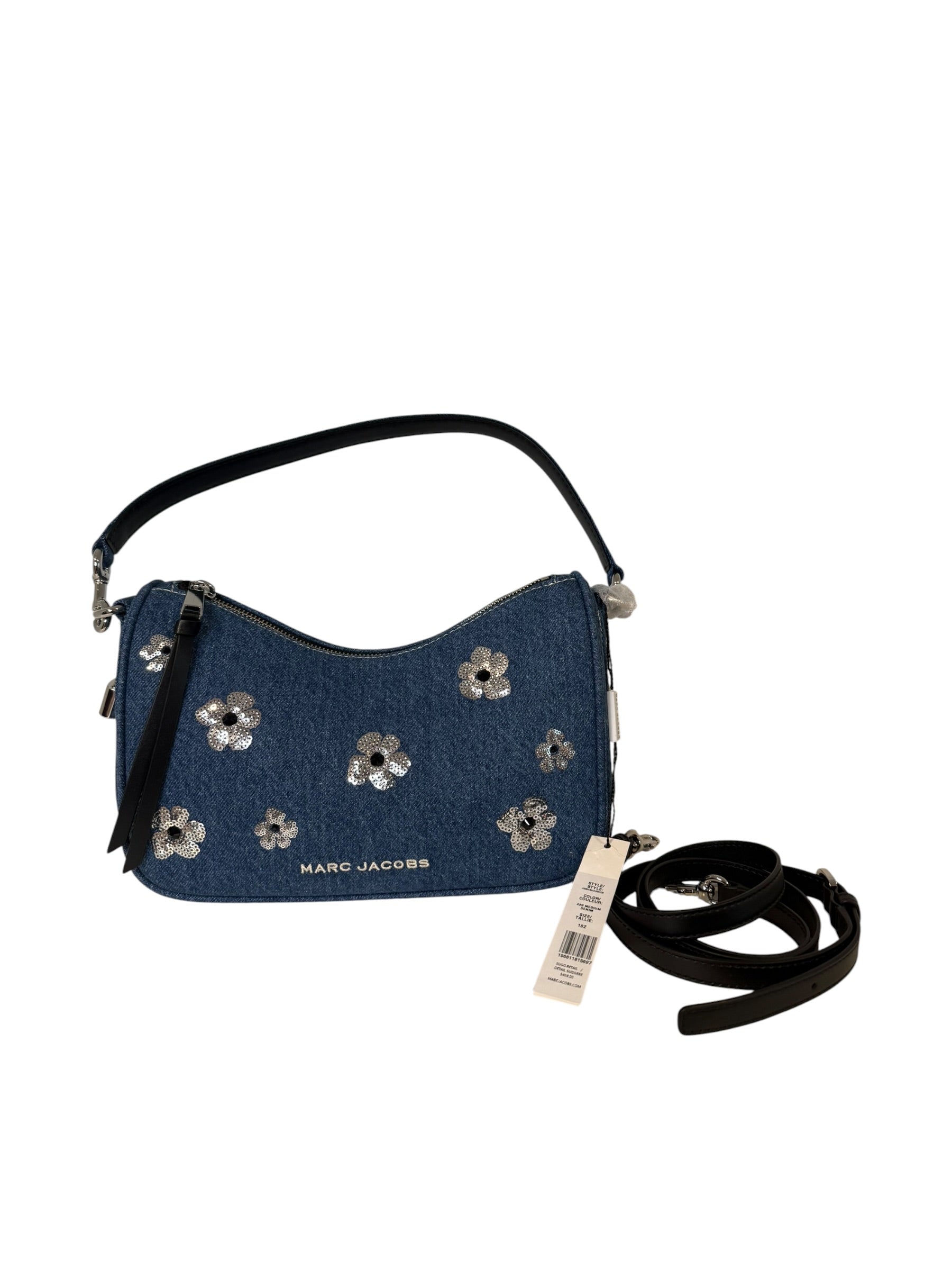 *NEW WITH TAGS* Marc Jacobs Denim Shoulder Bag with crossbody strap