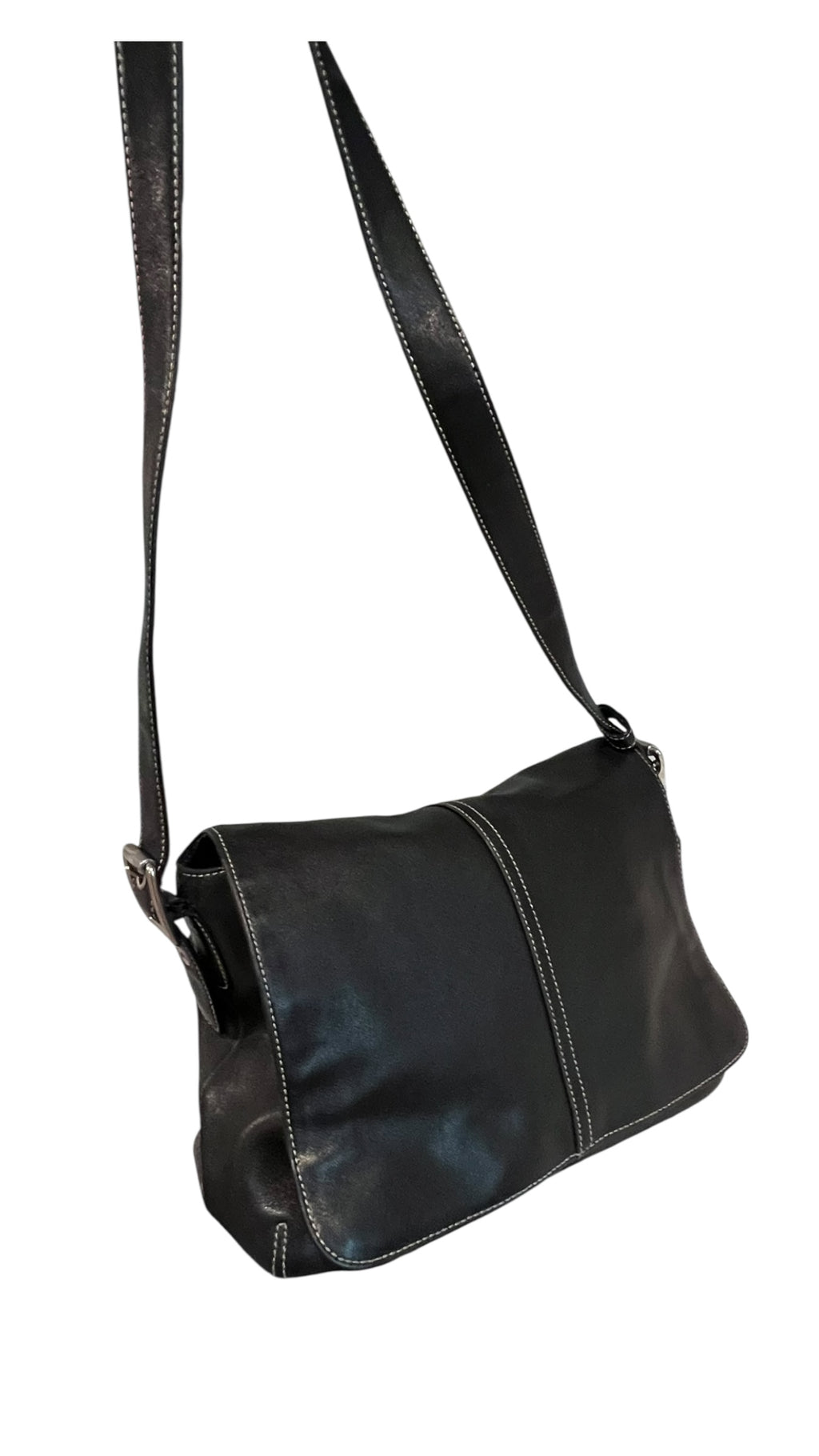 Pre-owned Coach leather black crossbody bag 2006