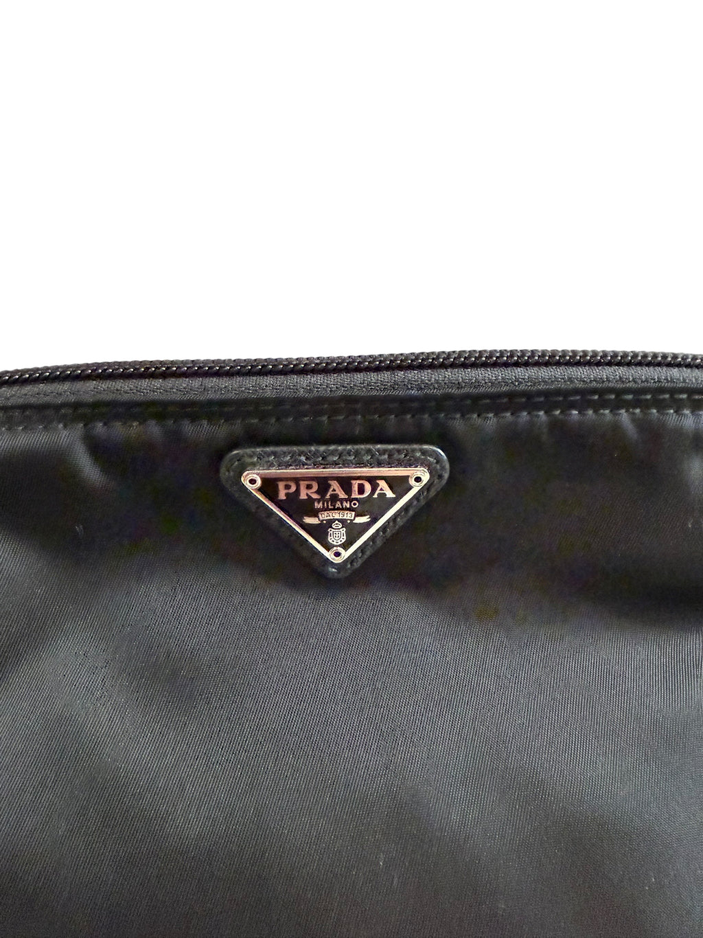 Pre-owned Prada Nylon Black Cosmetic Pouch