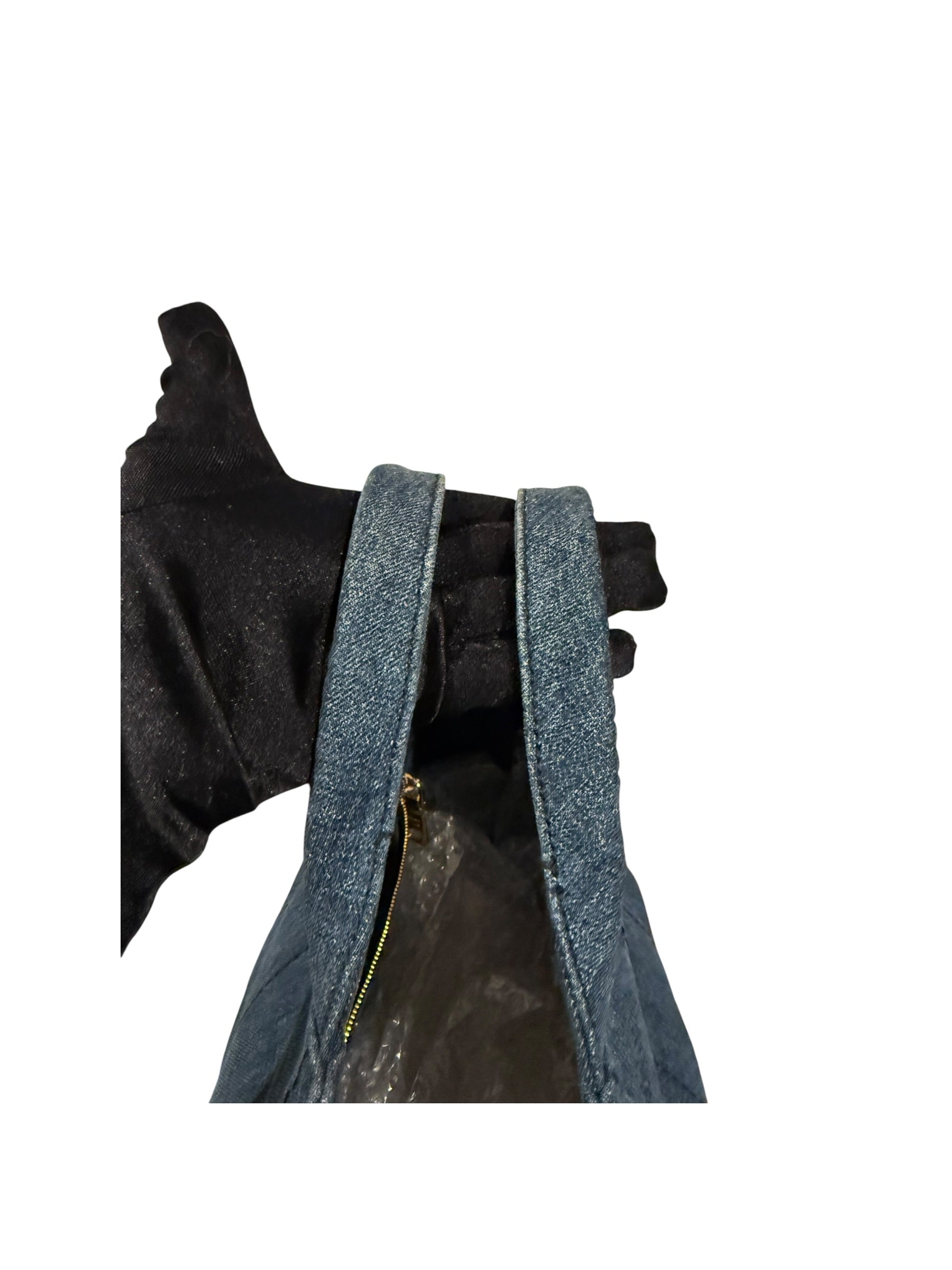 Pre-owned Prada Denim Canapa 2 way bag with adjustable strap