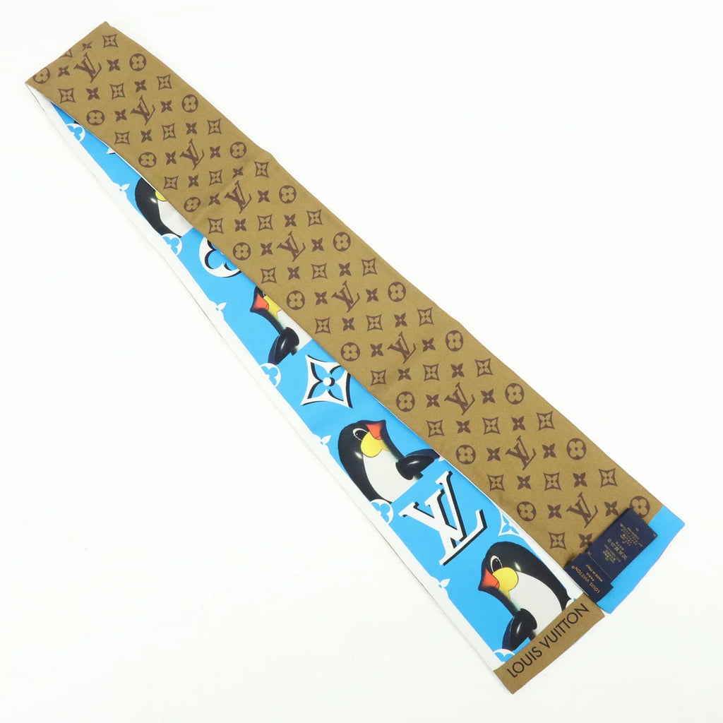 Pre-owned Louis Vuitton monogram Penguin Bandeau scarf
