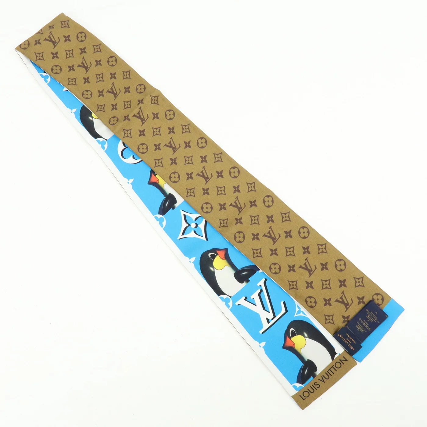 Pre-owned Louis Vuitton monogram Penguin Bandeau scarf