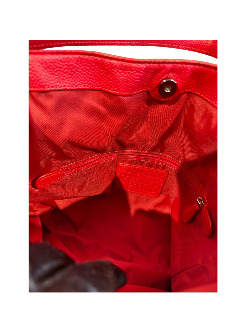 Pre-owned Coach leather Red shoulder bag 2015