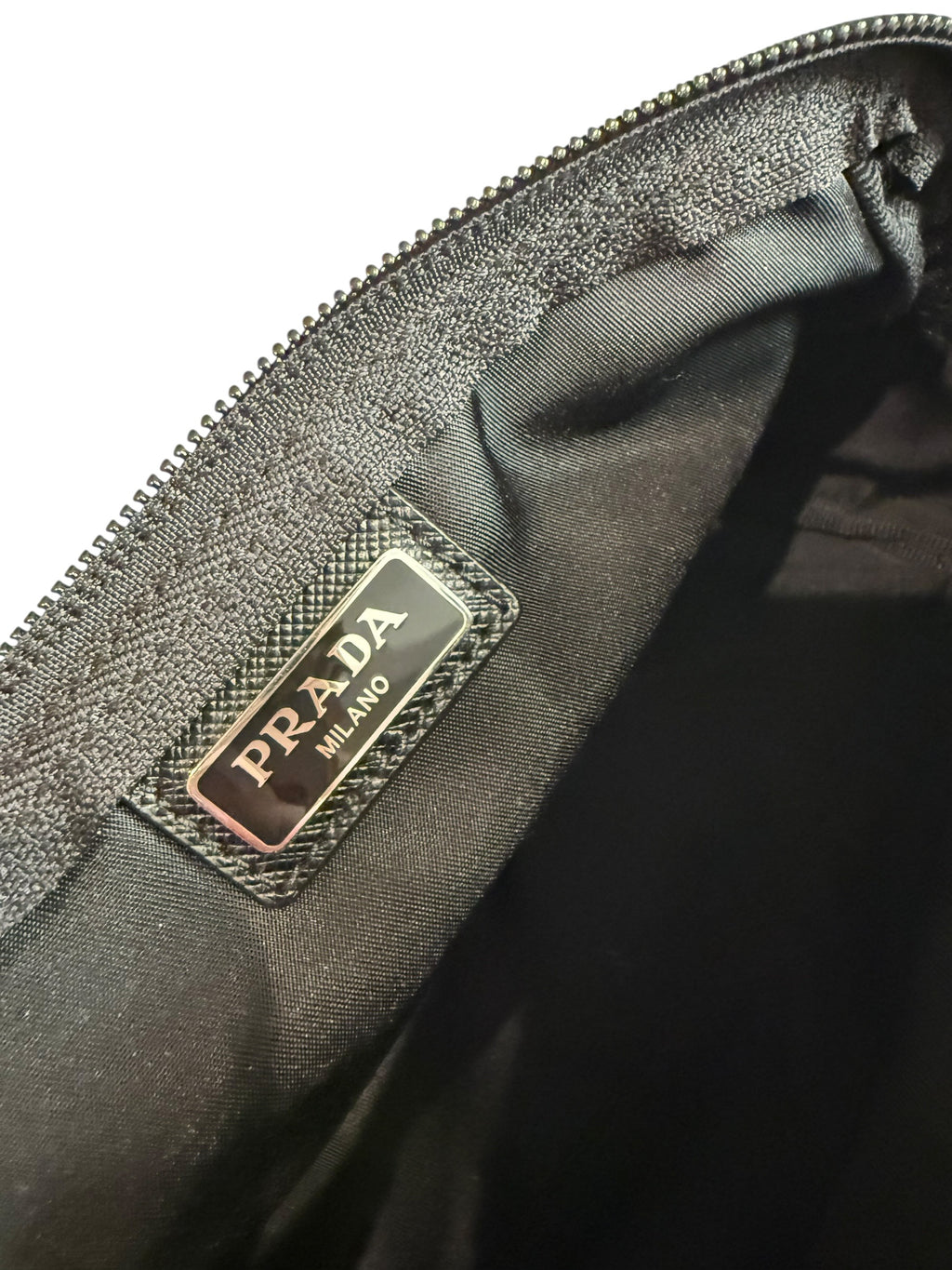 Pre-owned Prada Nylon Black Cosmetic Pouch