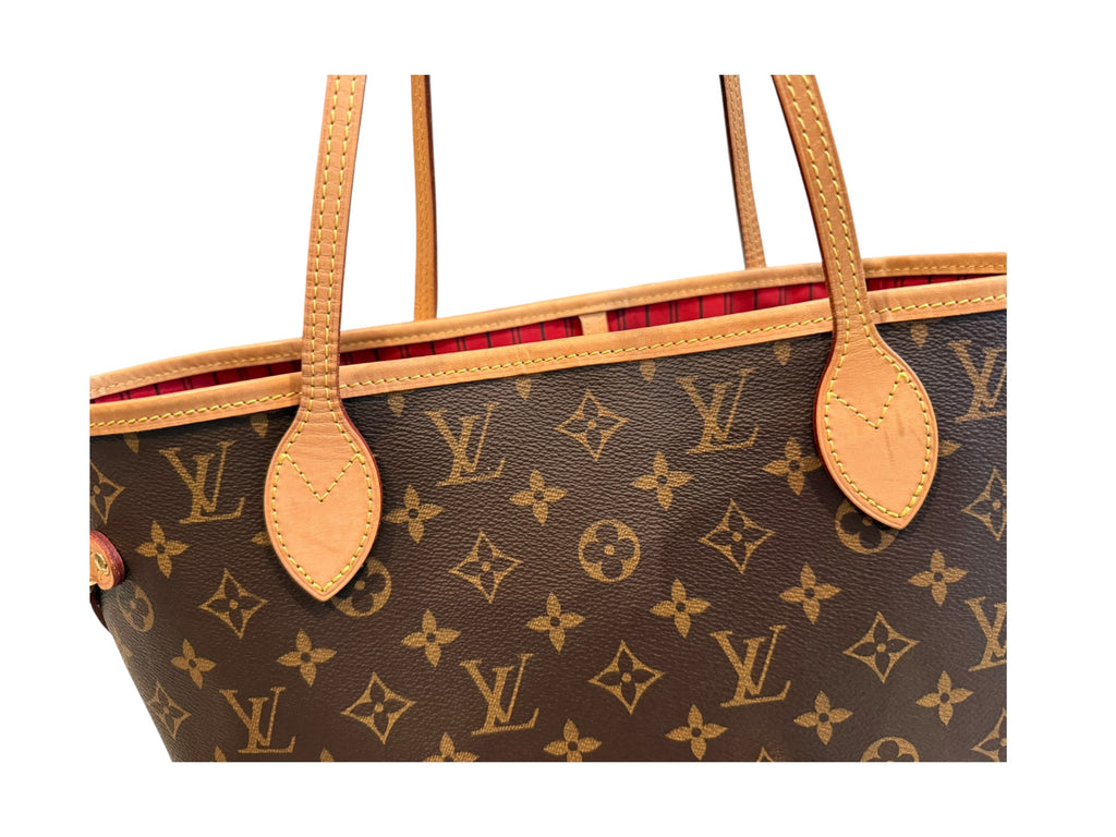 Pre-owned Louis Vuitton Neverfull MM monogram with pouch