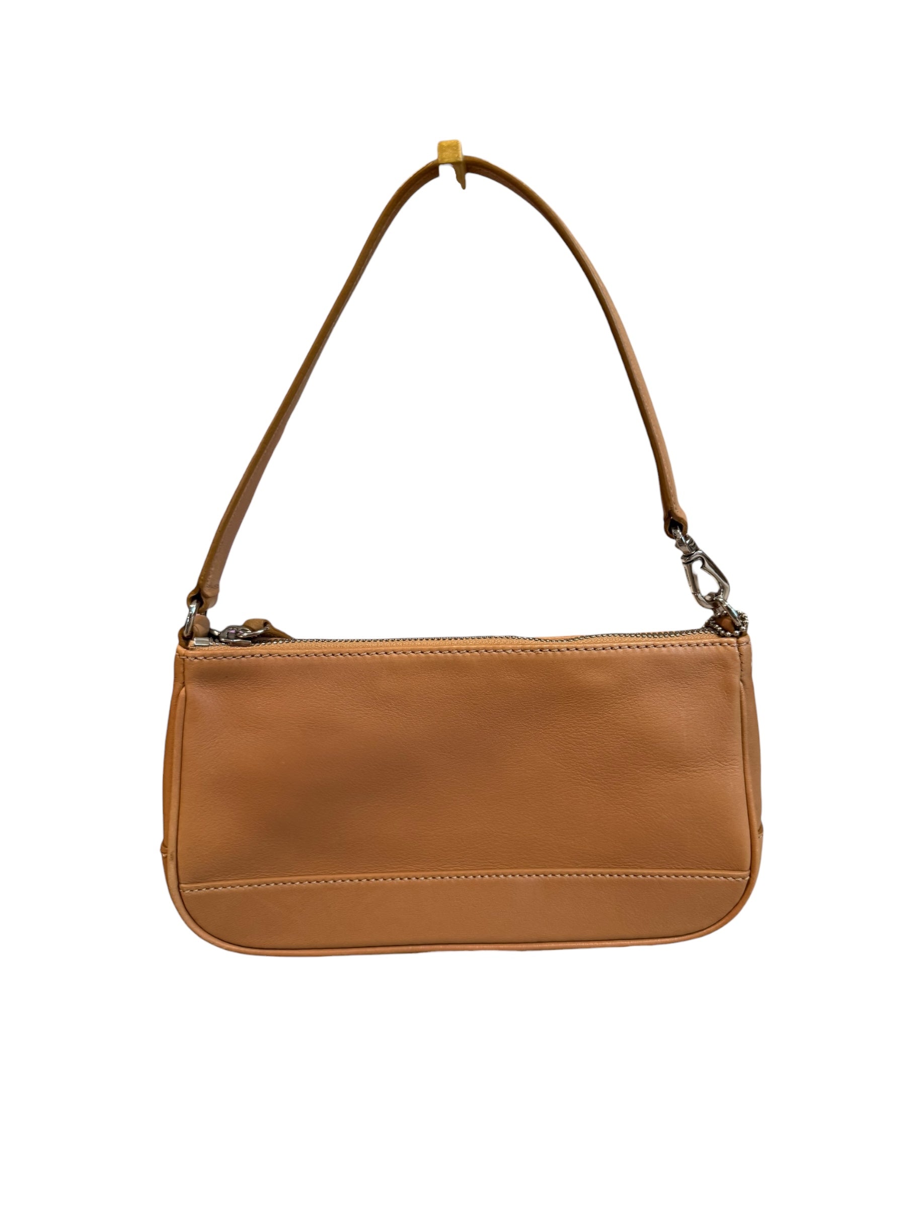 Pre-owned Coach Leather tan mini shoulder bag 1990s
