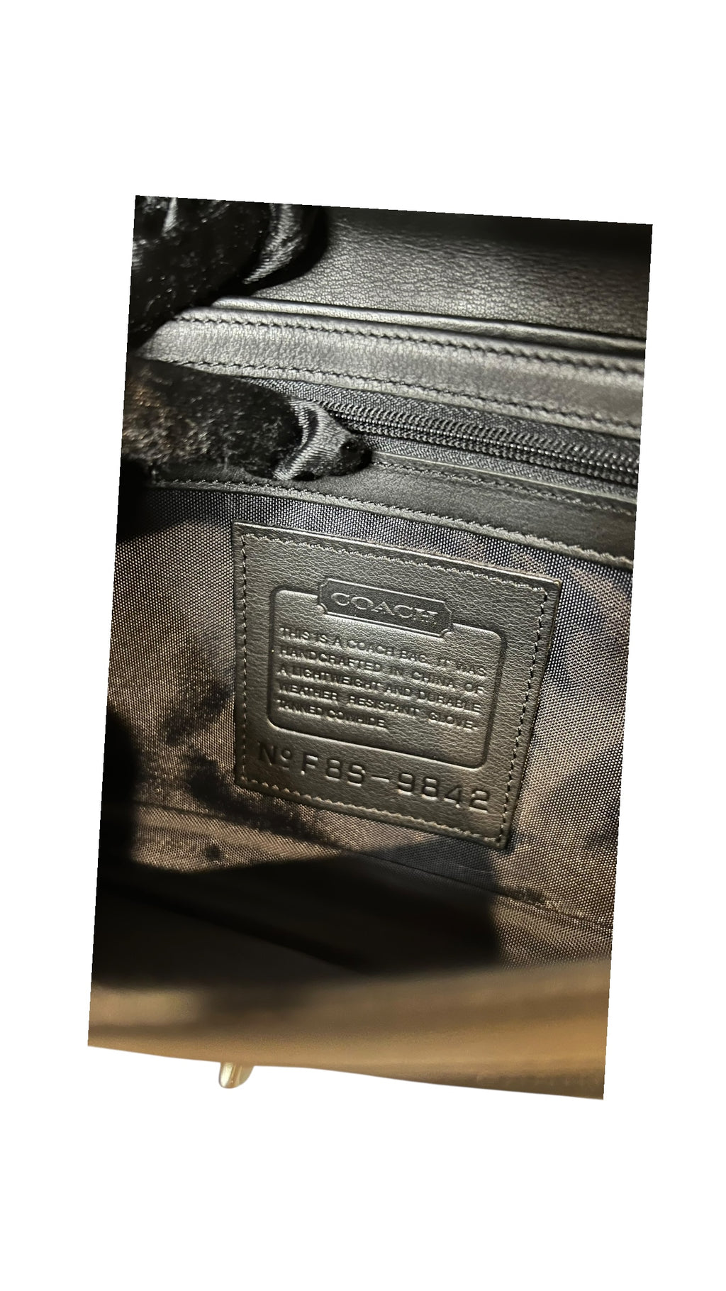 Pre-owned Coach black leather clutch 1998