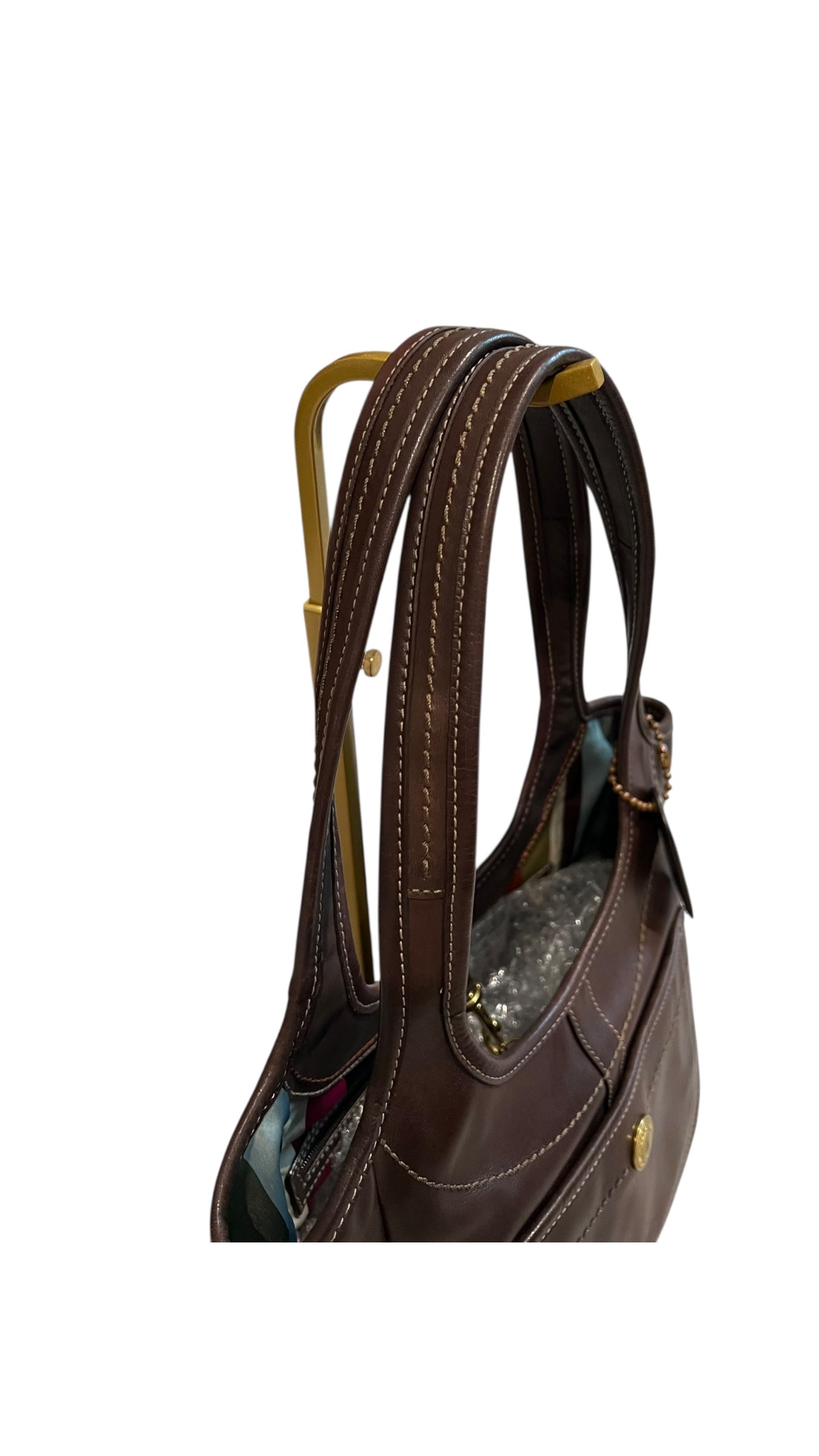 Pre-owned Coach leather brown shoulder bag 2007