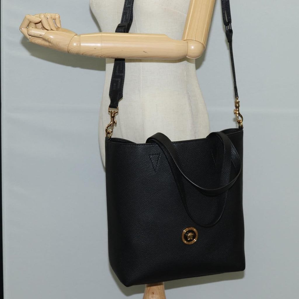 Pre-owned Versace Leather Medusa tote bag
