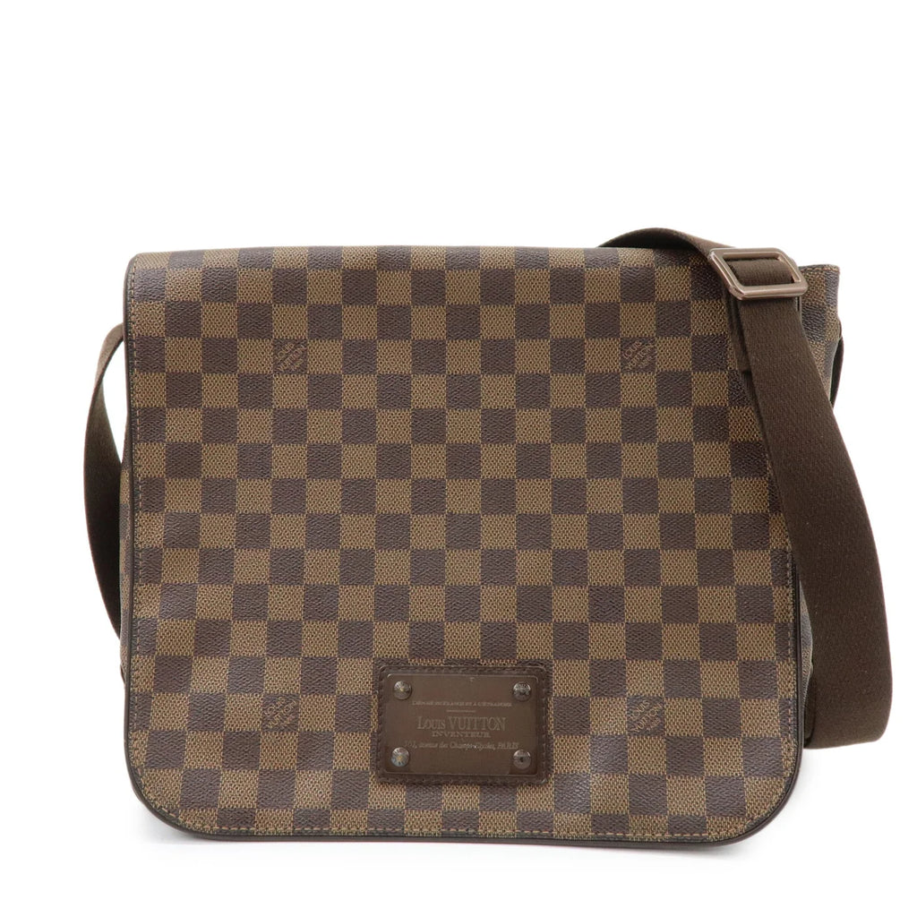 Pre-owned Louis Vuitton Damier Ebene Brooklyn messenger bag 2010