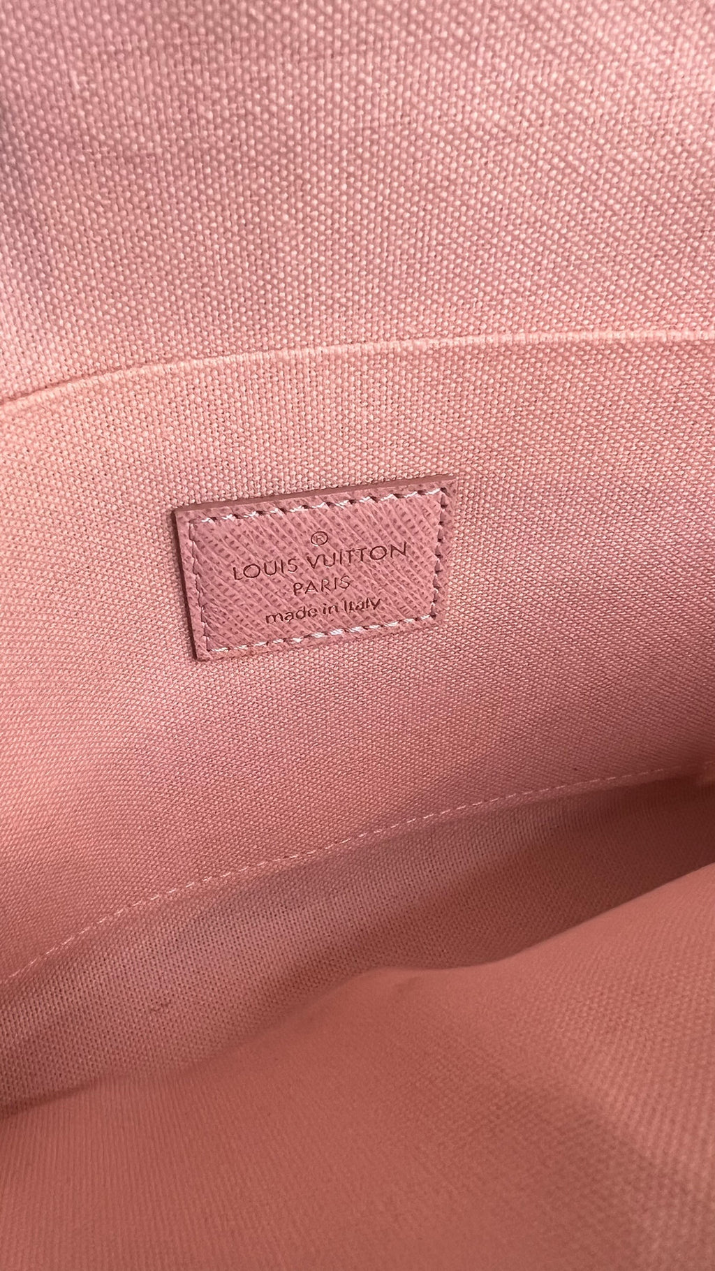 Pre-owned Louis Vuitton Damier Azur Felicie Pochette 2020