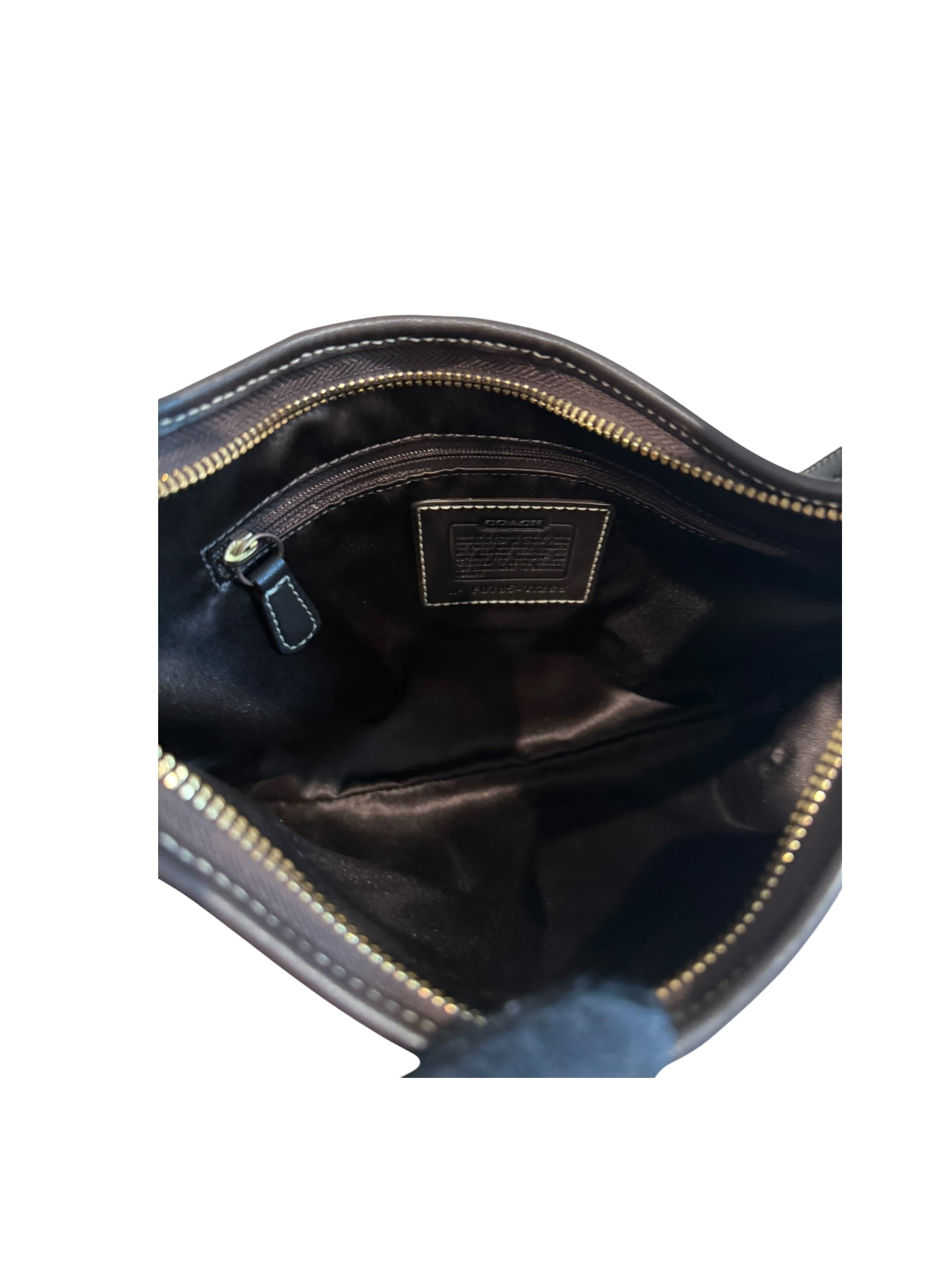 Pre-owned Coach Brown Small Canvas Ergo Shoulder Bag 2007