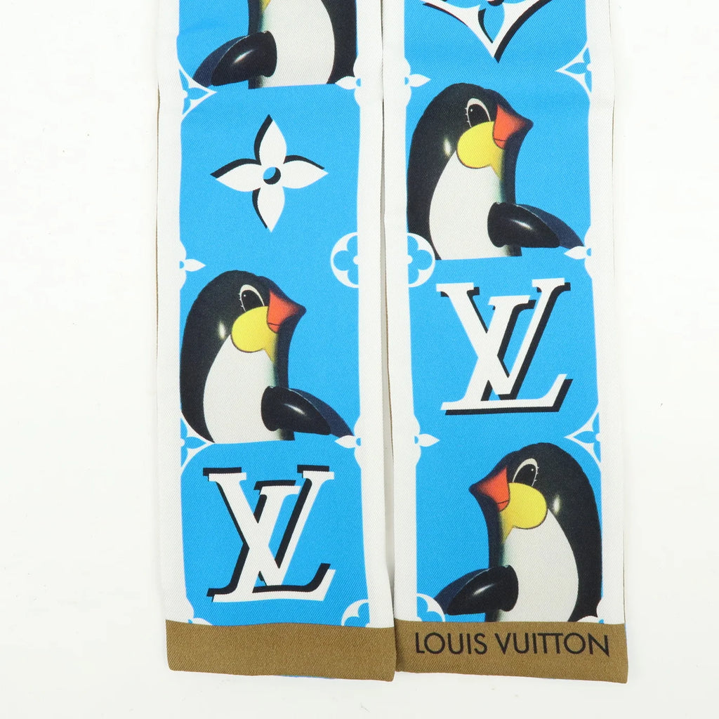 Pre-owned Louis Vuitton monogram Penguin Bandeau scarf