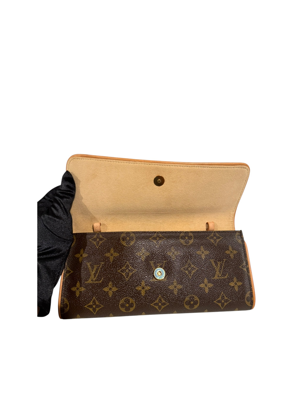 Pre-owned Louis Vuitton monogram Twin GM pochette 2000