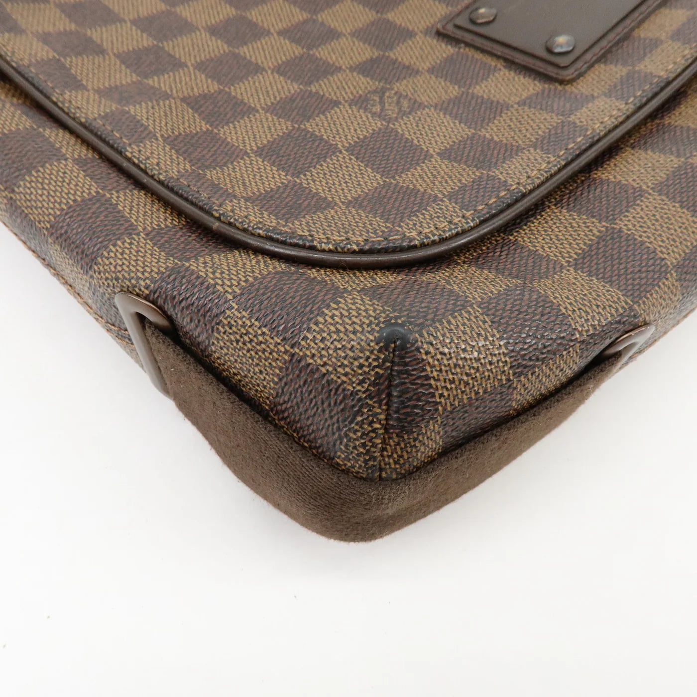 Pre-owned Louis Vuitton Damier Ebene Brooklyn messenger bag 2010