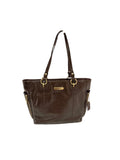 Pre-owned Coach leather Brown Patent shoulder bag 2013