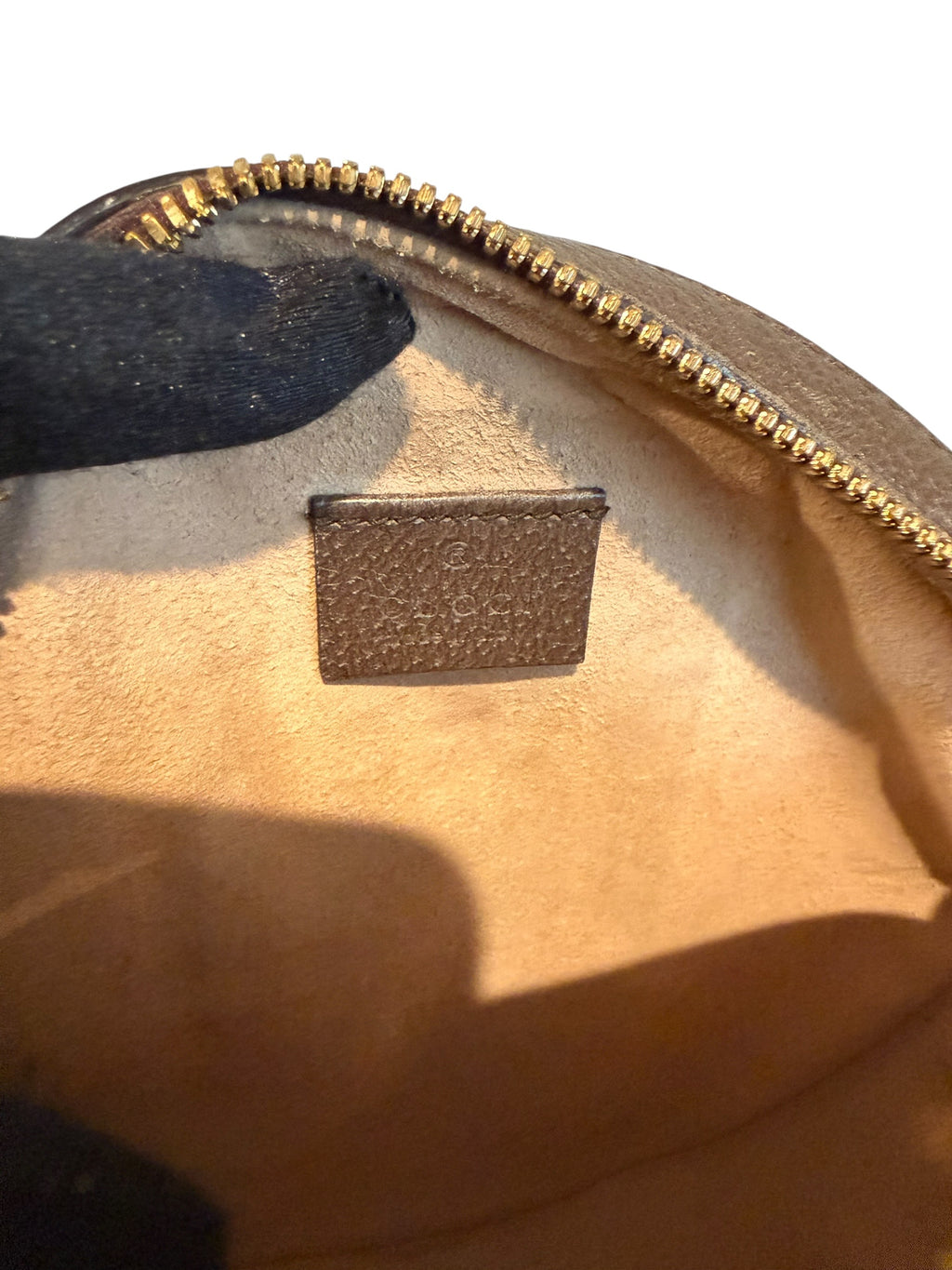 Pre-owned Gucci GG supreme round Ophedia Shoulder bag