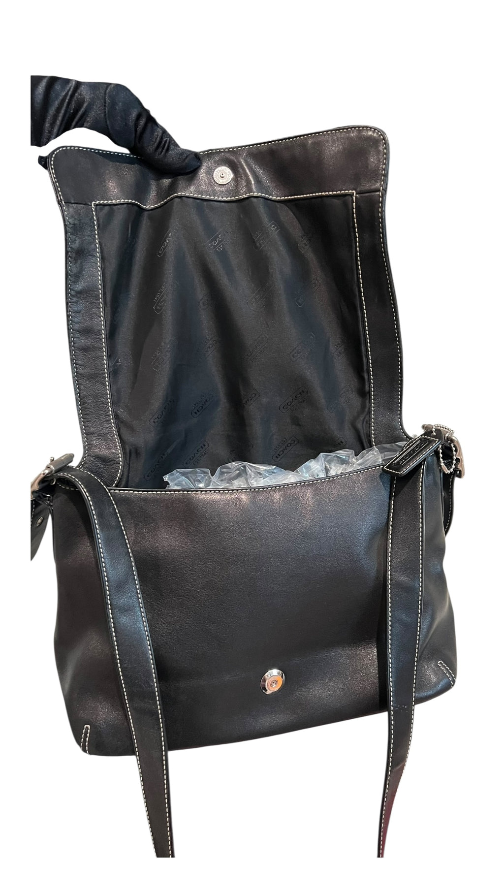 Pre-owned Coach leather black crossbody bag 2006