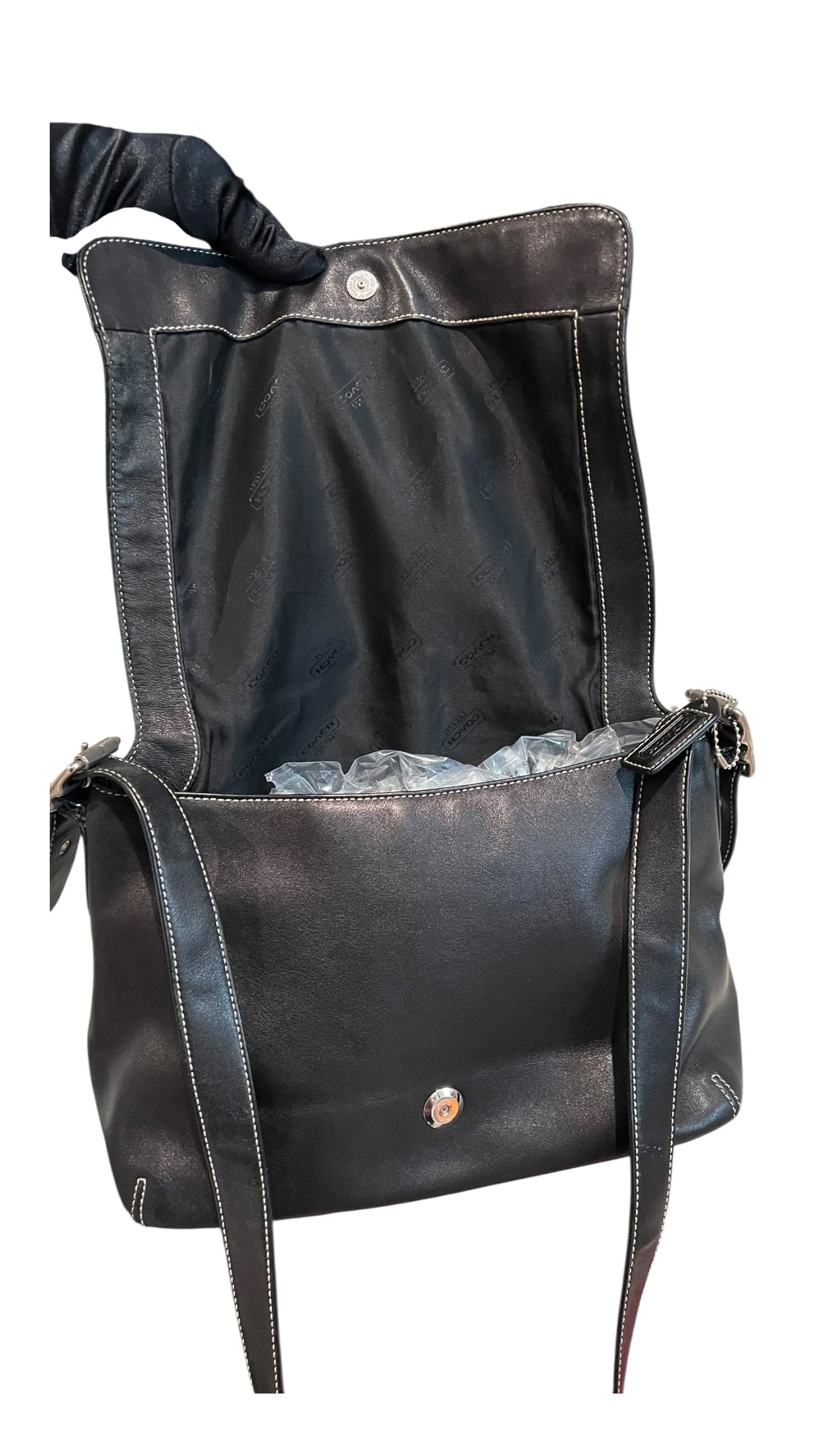 Pre-owned Coach leather black crossbody bag 2006
