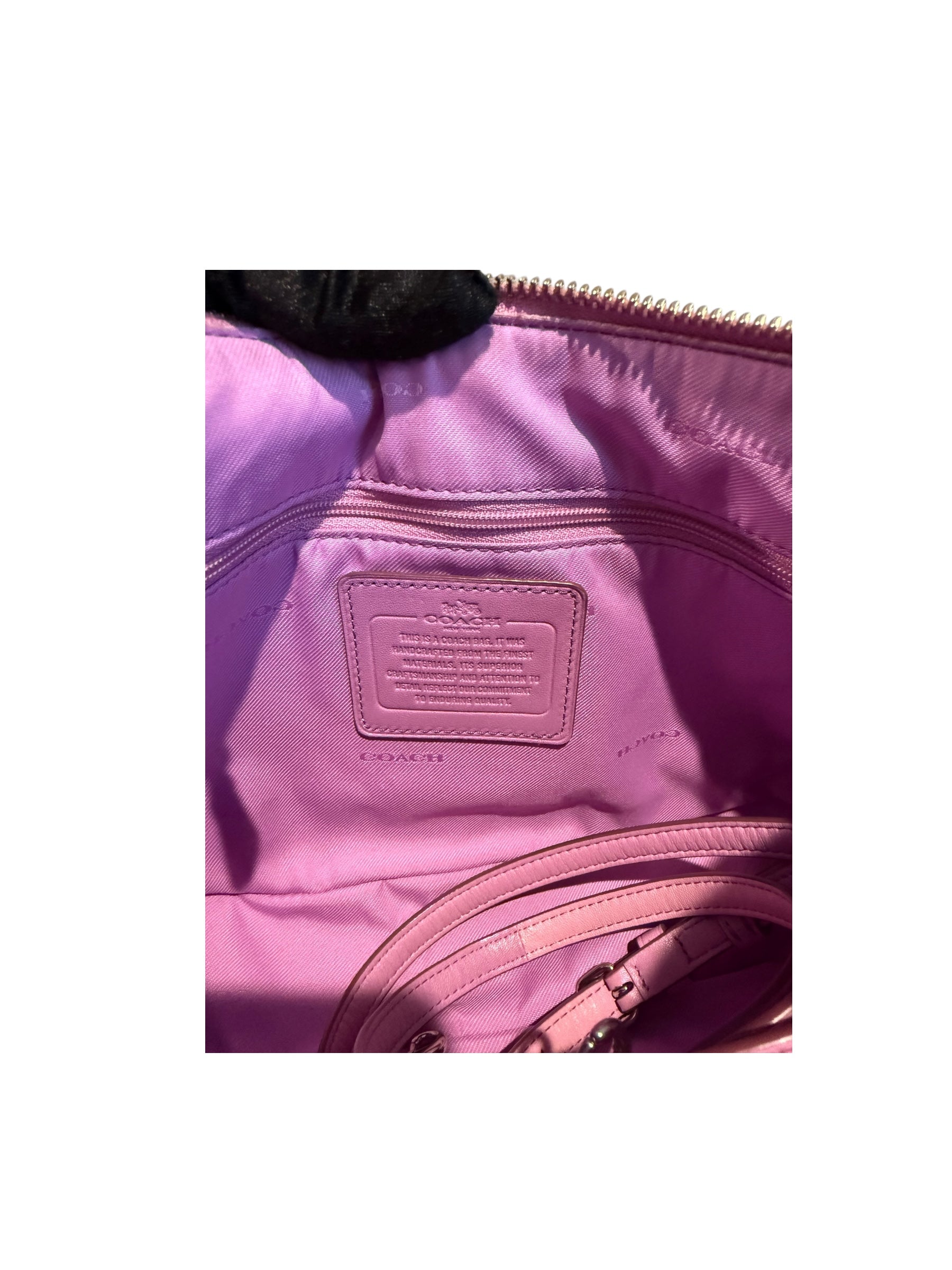 Pre-owned Coach leather Purple shoulder/crossbody bag 2015