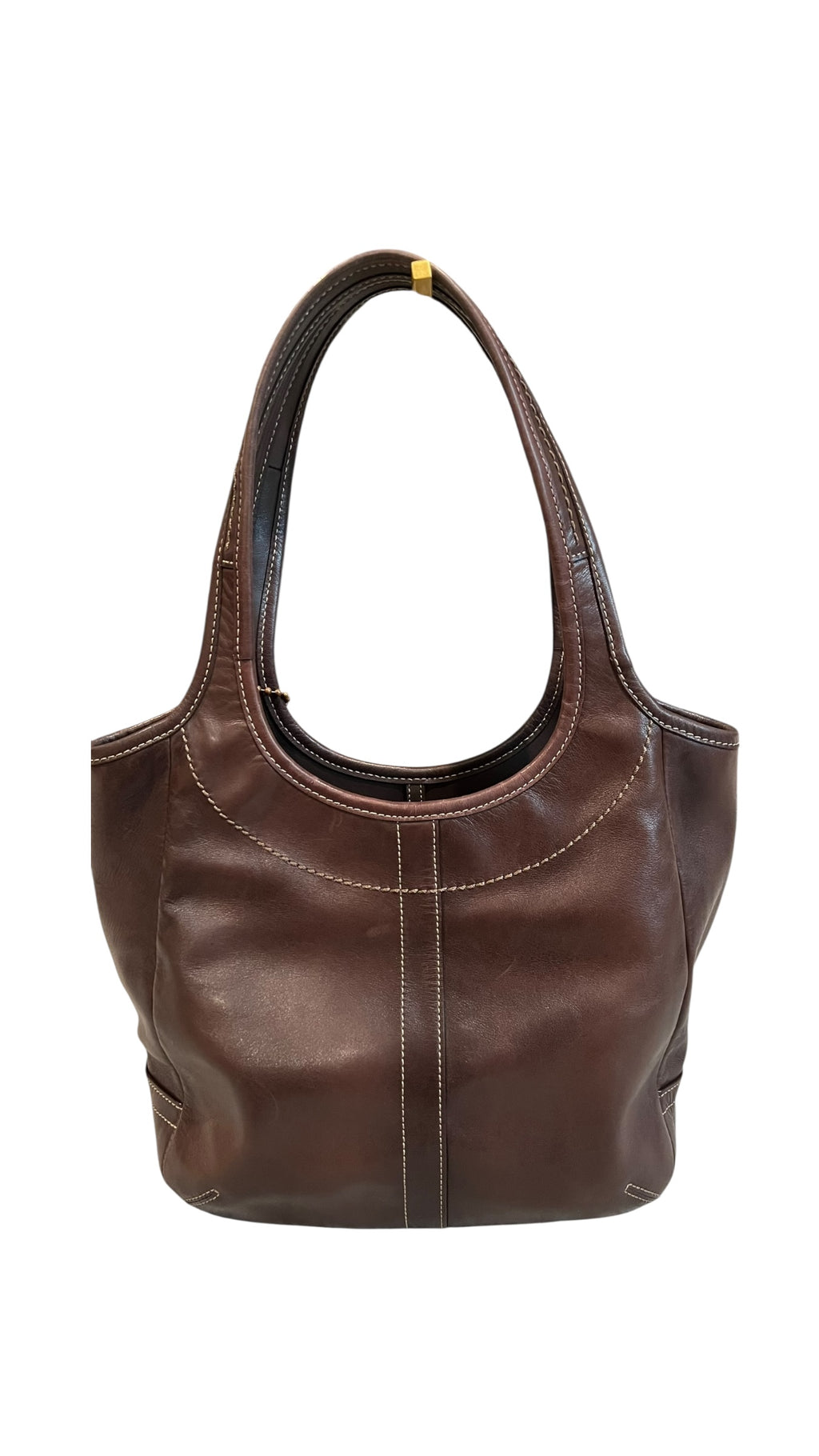 Pre-owned Coach leather brown shoulder bag 2007