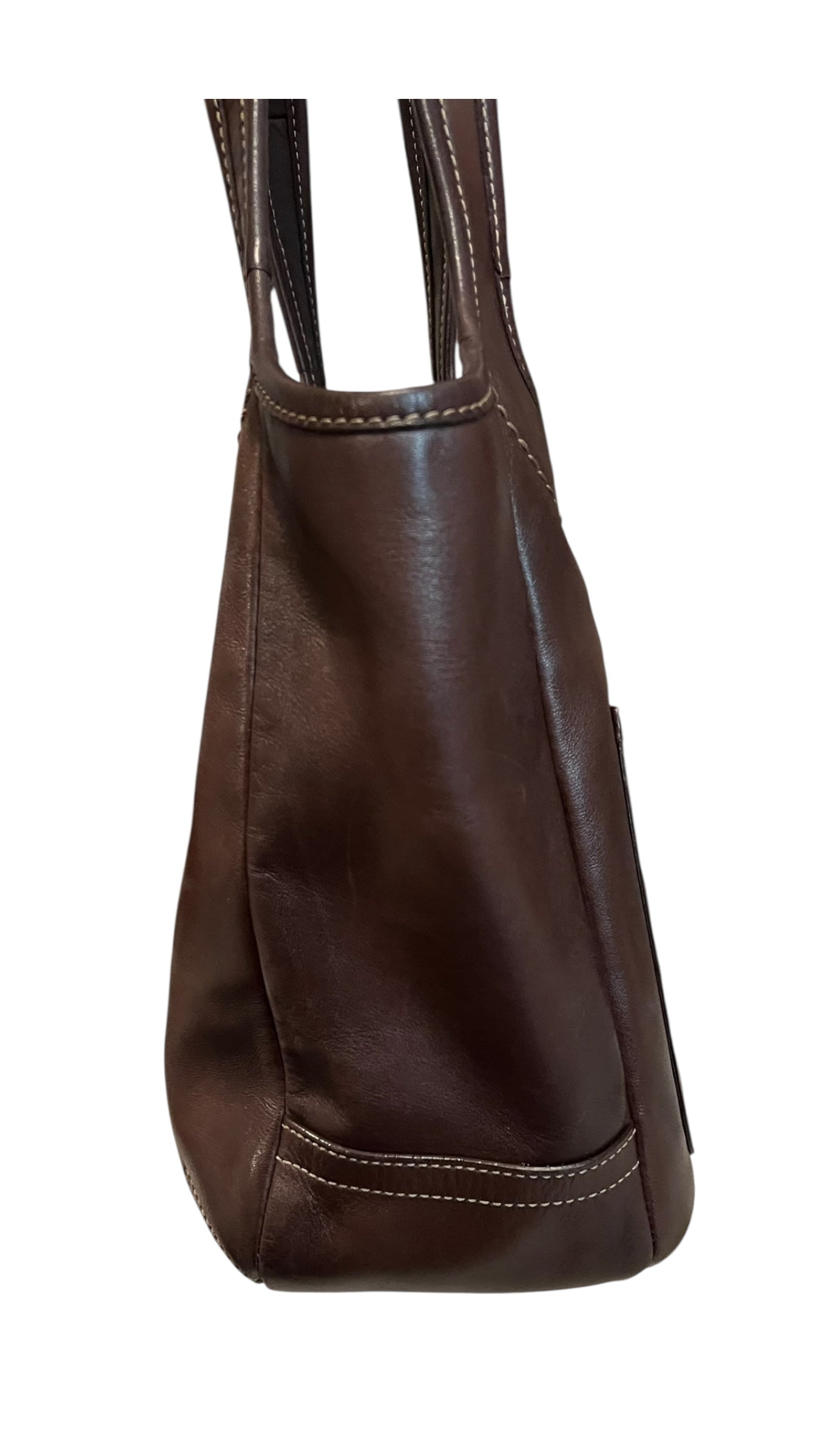 Pre-owned Coach leather brown shoulder bag 2007