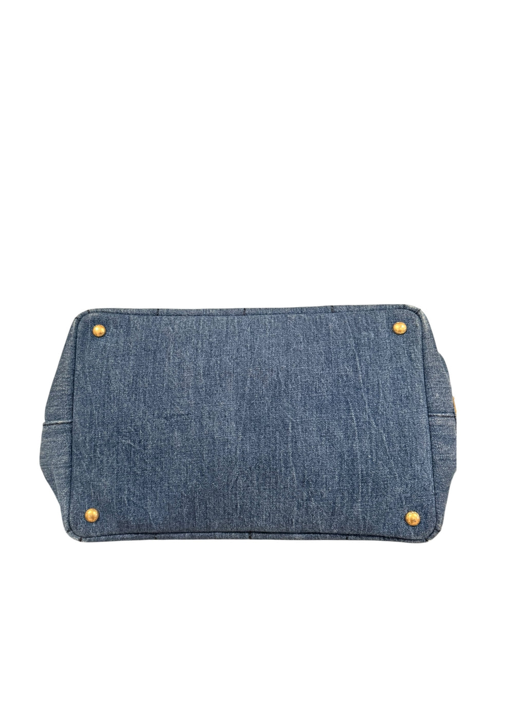 Pre-owned Prada Denim Canapa 2 way bag with adjustable strap