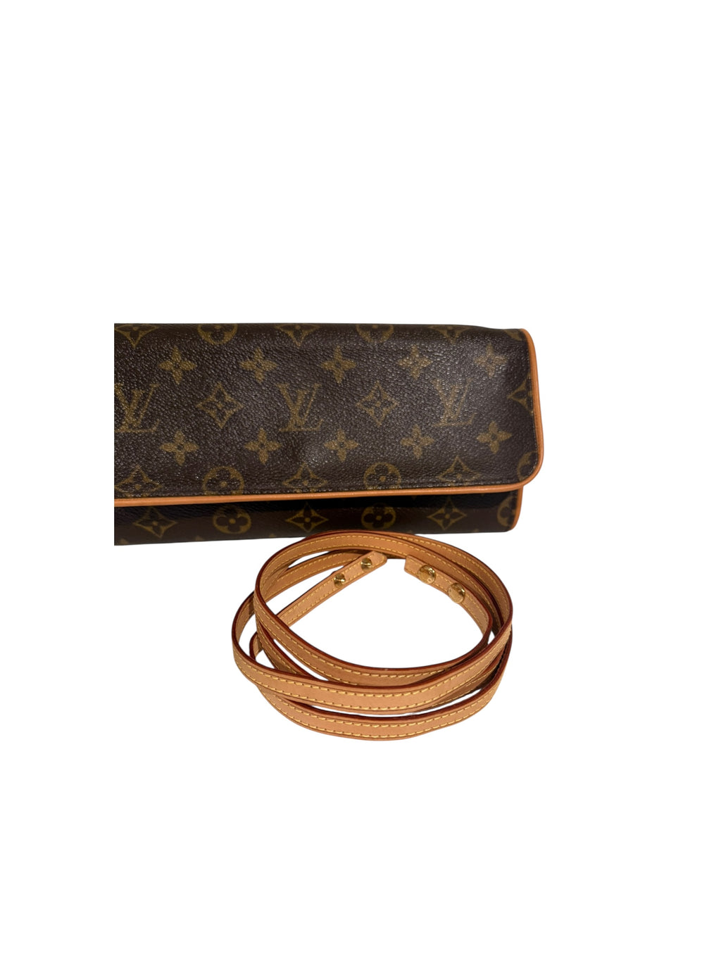 Pre-owned Louis Vuitton monogram Twin GM pochette 2000