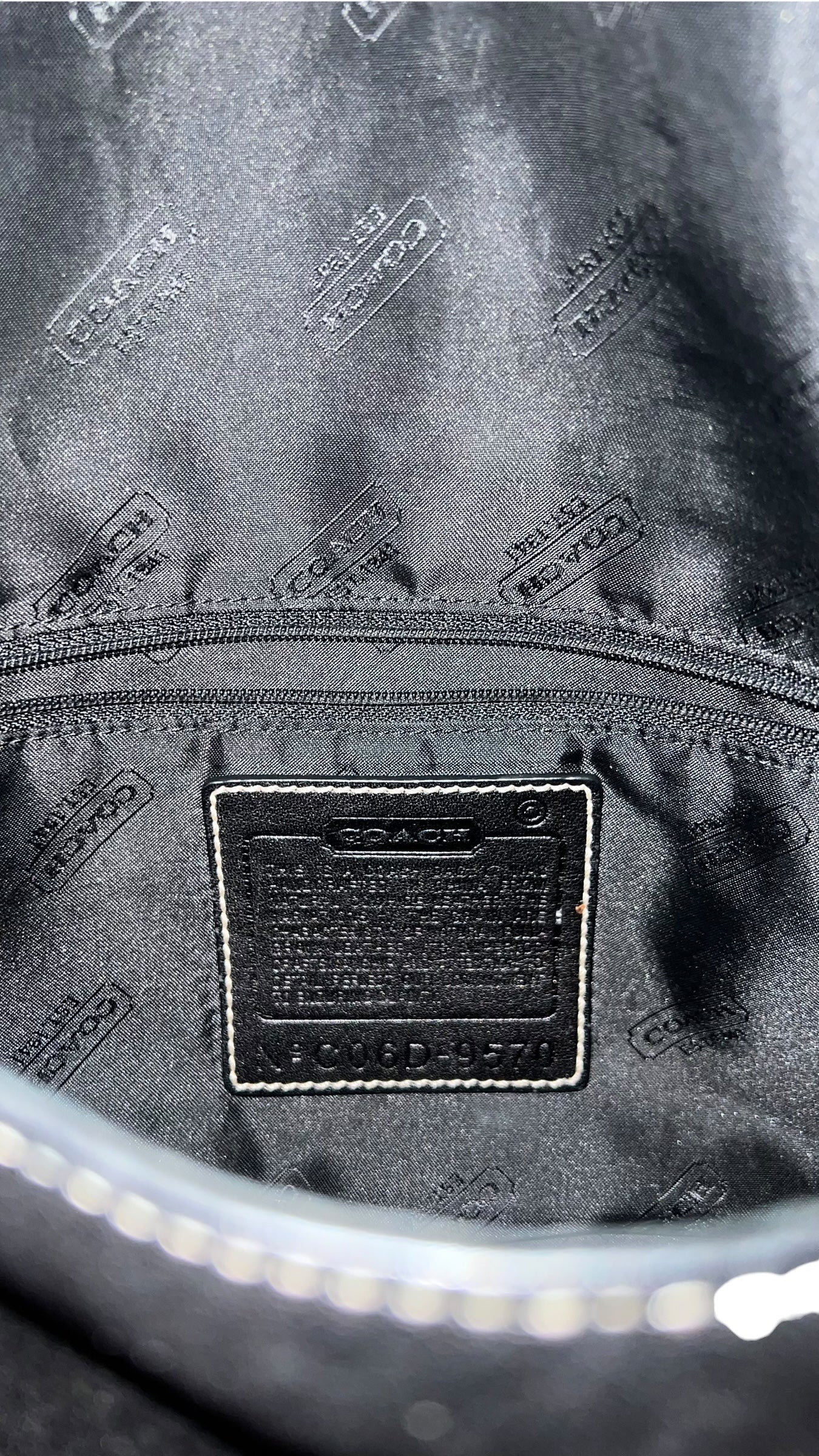 Pre-owned Coach leather black crossbody bag 2006