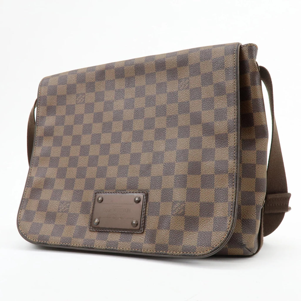 Pre-owned Louis Vuitton Damier Ebene Brooklyn messenger bag 2010
