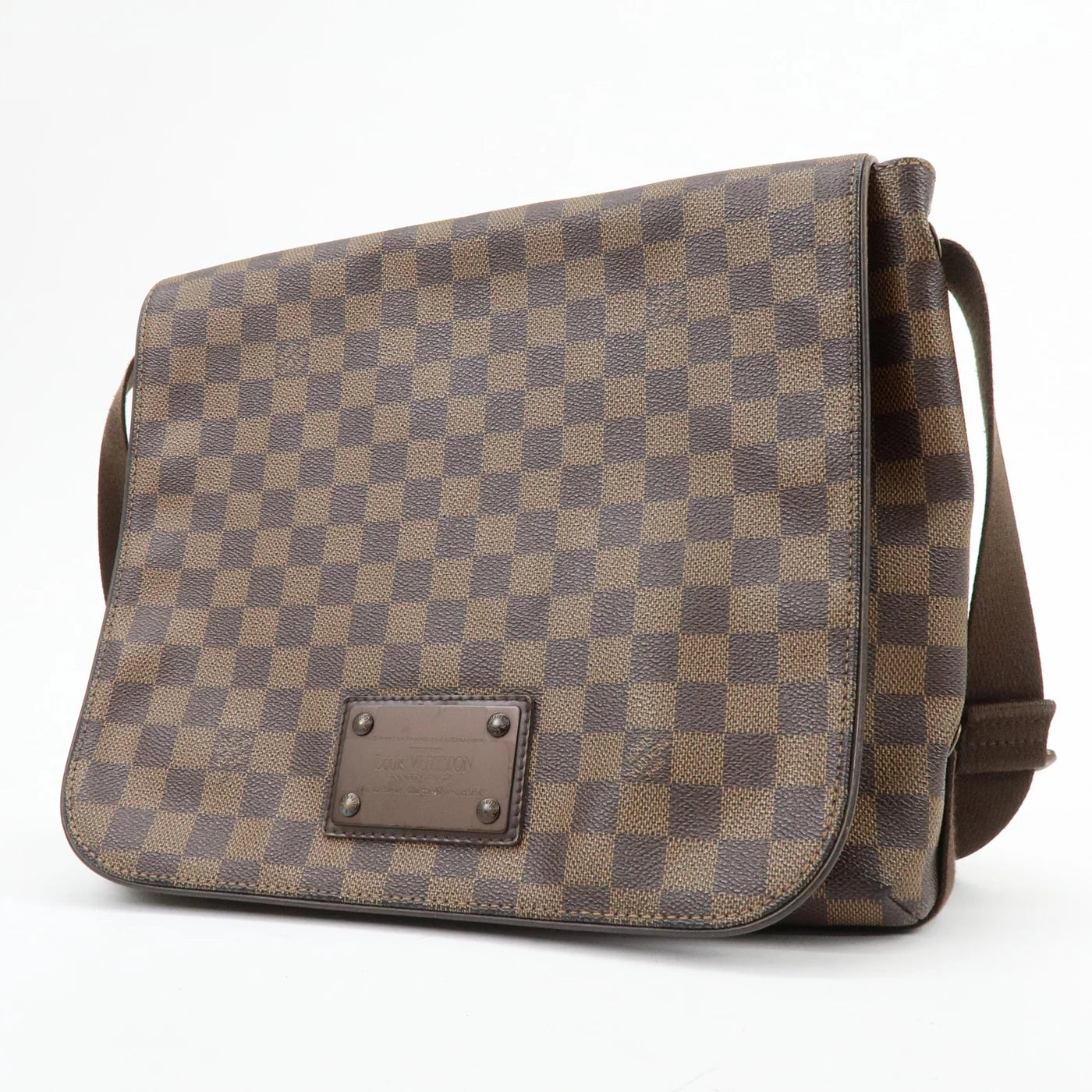 Pre-owned Louis Vuitton Damier Ebene Brooklyn messenger bag 2010