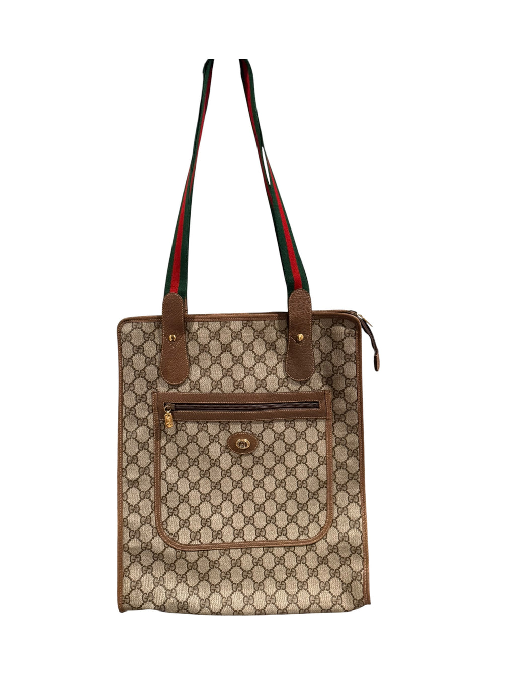 Pre-owned Gucci canvas GG supreme Large tote bag