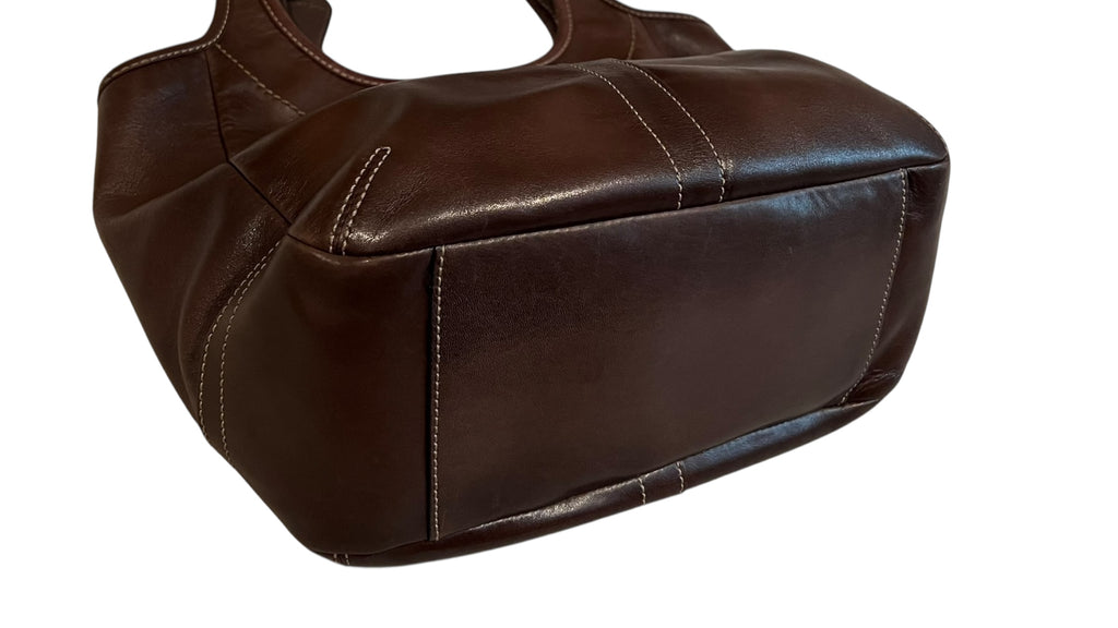 Pre-owned Coach leather brown shoulder bag 2007