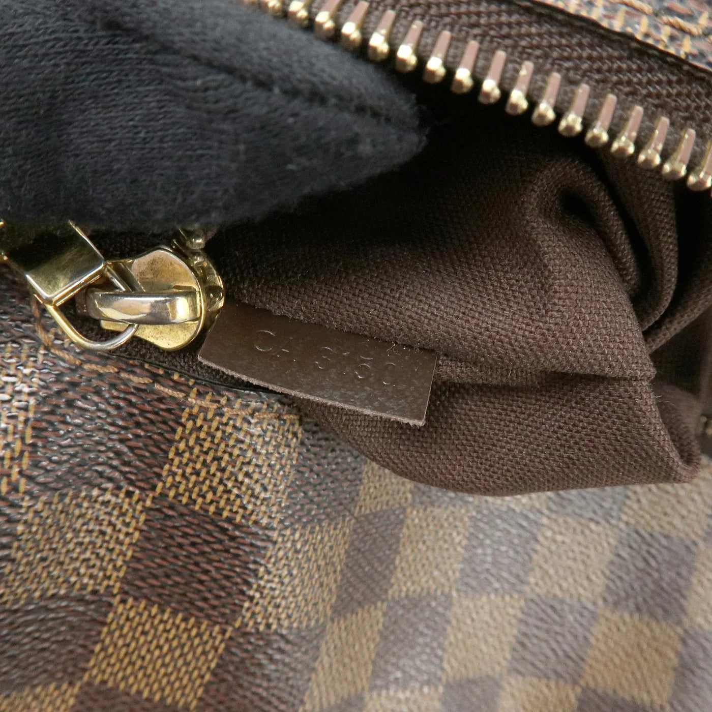 Pre-owned Louis Vuitton Damier Ebene Brooklyn messenger bag 2010